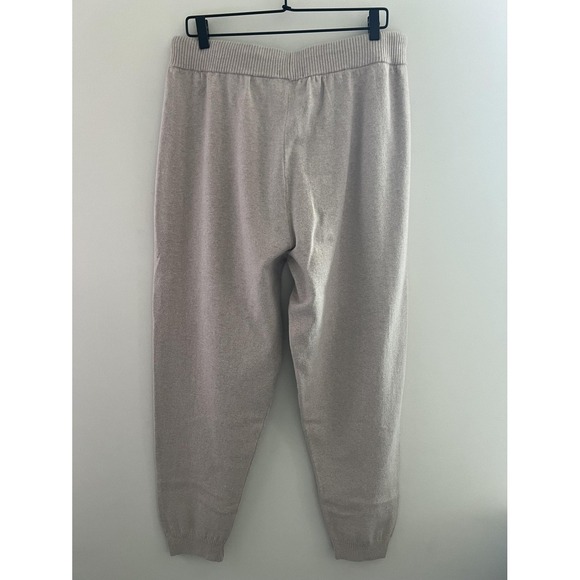 Nuuds Sweatpants 2XL Tan Beige Joggers Knit Lounge Pants Drawstring Cuffed Cozy - Picture 2 of 10